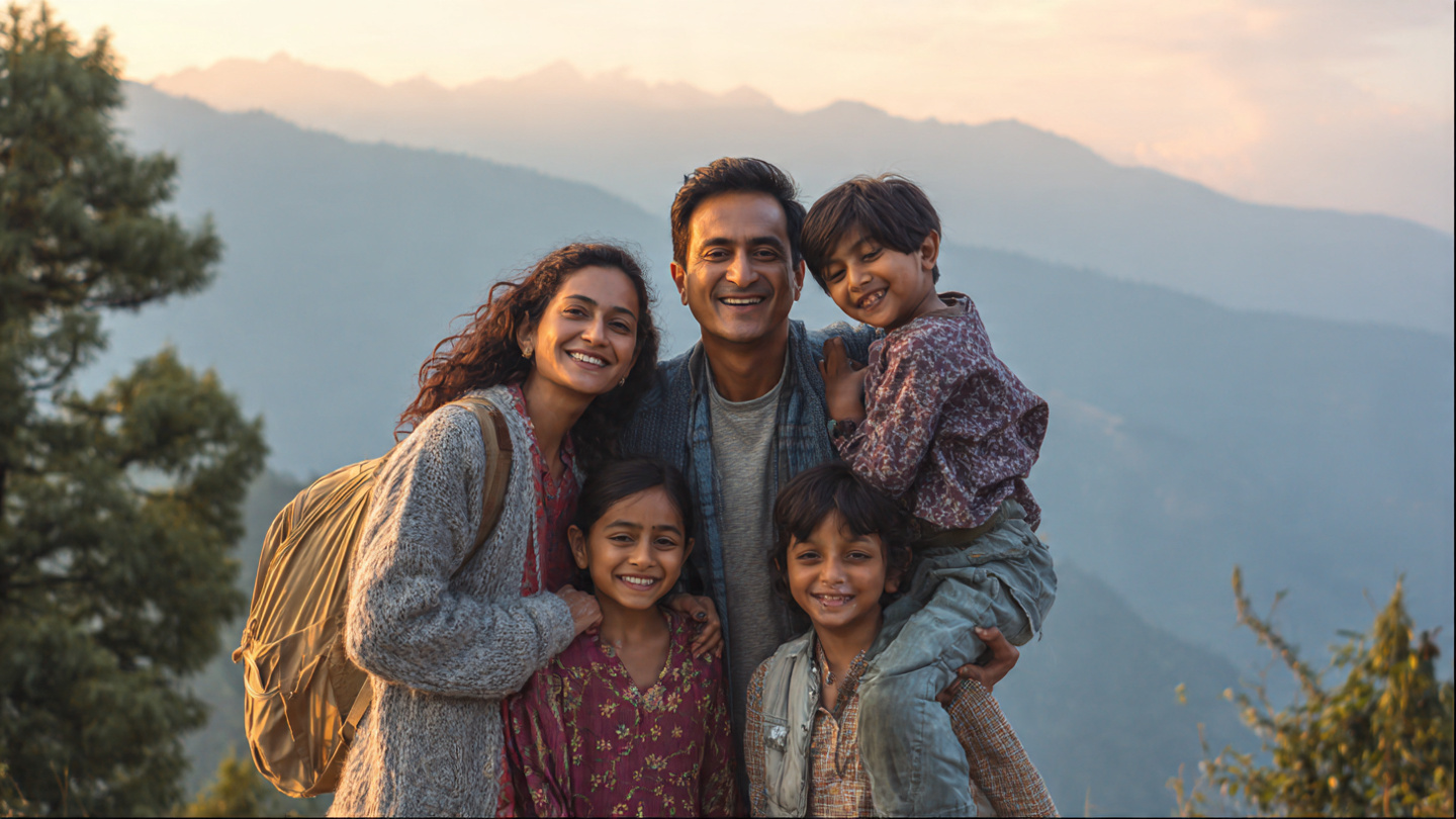 a-happy-indian-family-enjoying-a-vacation-together