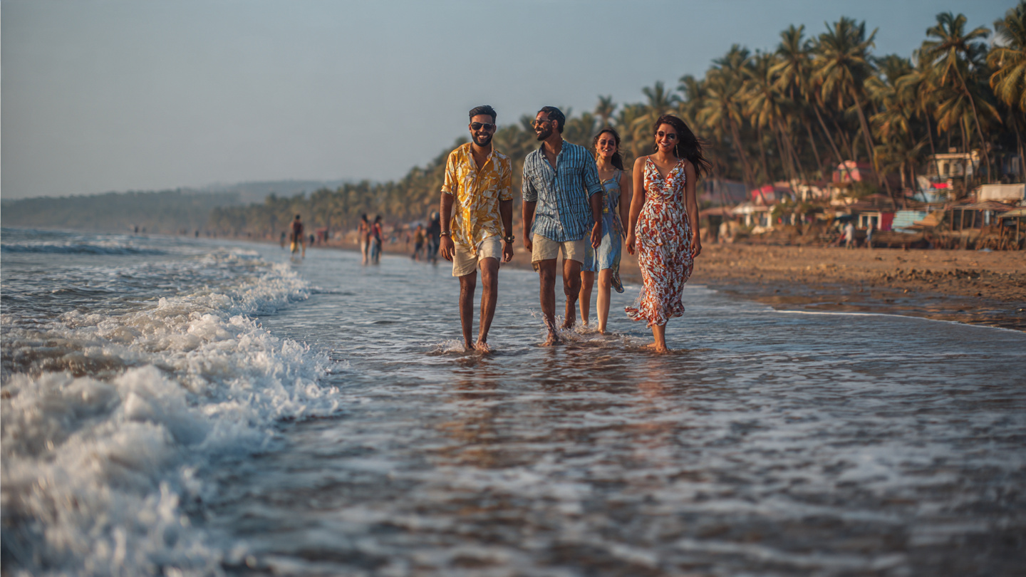indian-tourists-enjoying-a-beach-vacation-walking-